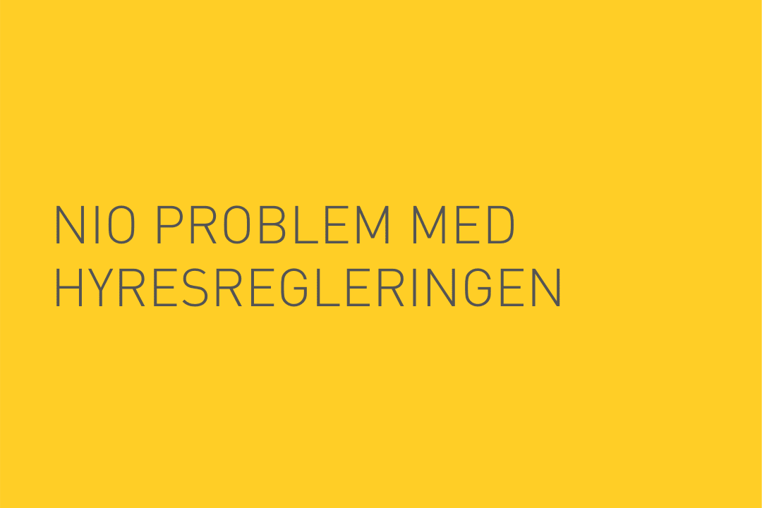 Nio problem med hyresregleringen