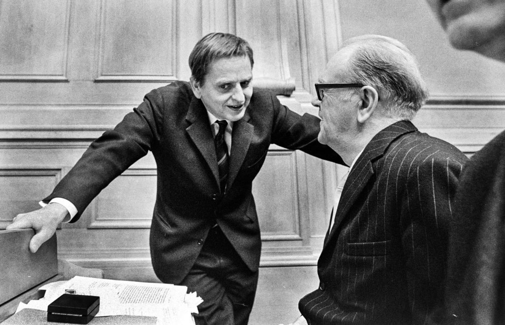 Olof Palme och Tage Erlander