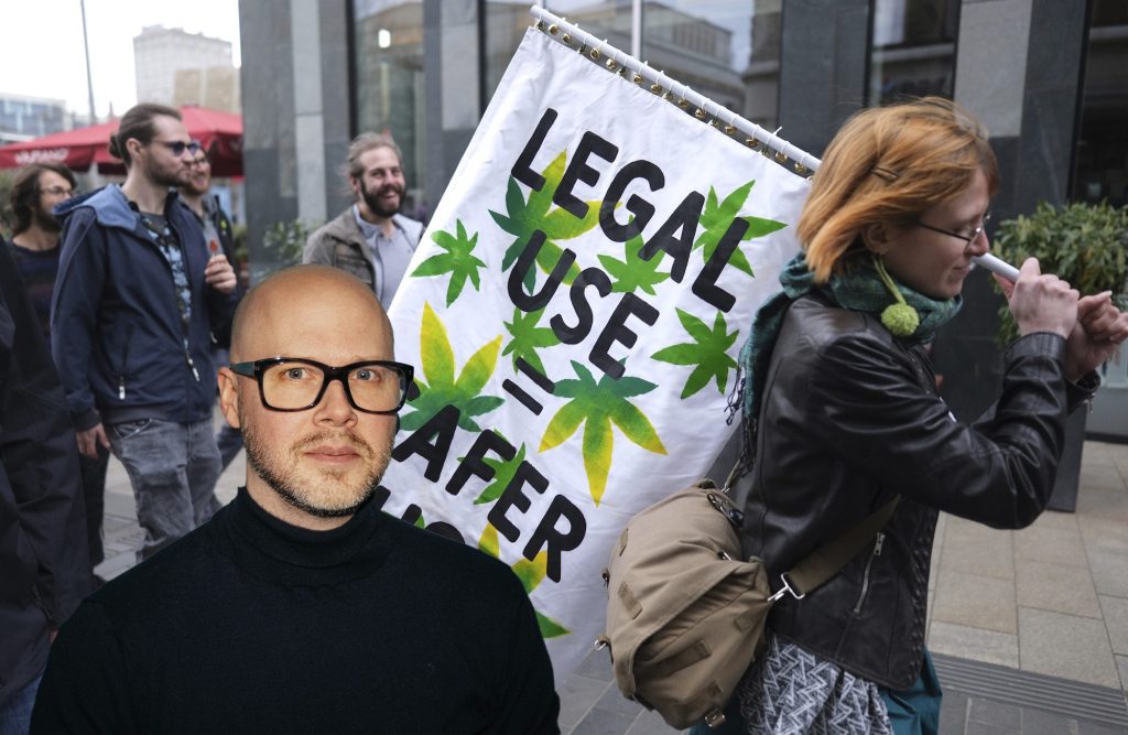 Joakim Broman med cannabis