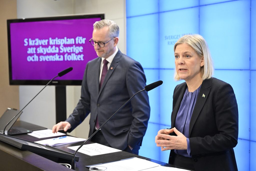 Mikael Damberg och Magdalena Andersson