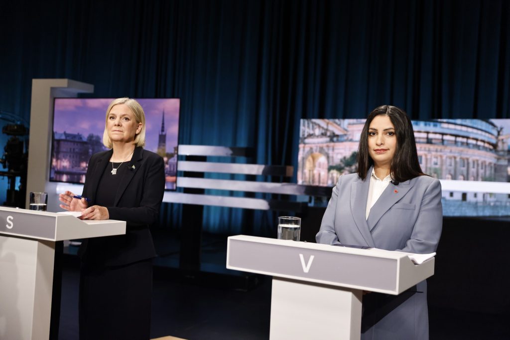 Magdalena Andersson och Nooshi Dadgostar