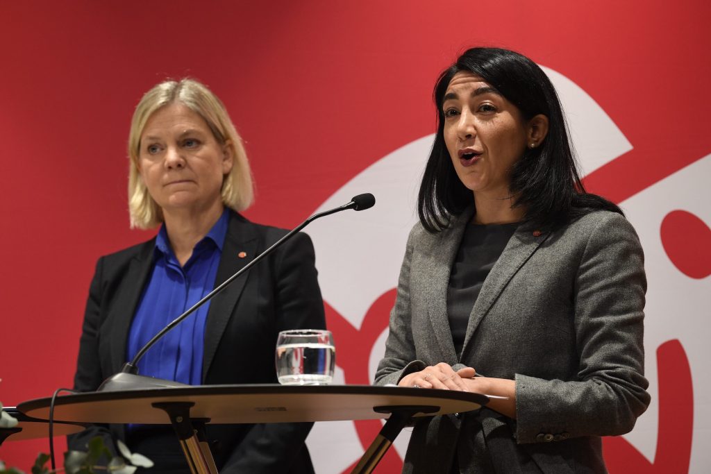 Magdalena Andersson och Lawen Redar