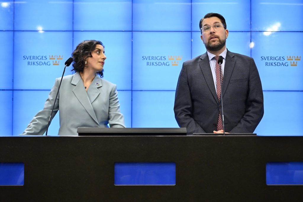 Simona Mohamsson och Jimmie Åkesson