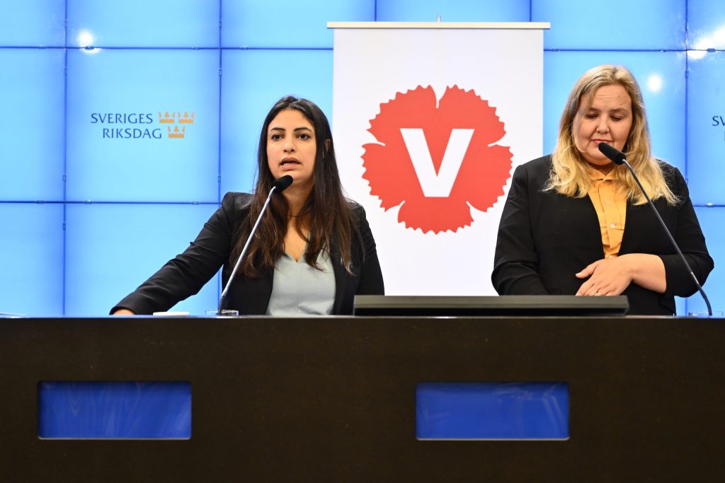 Nooshi Dadgostar och Ida Gabrielsson