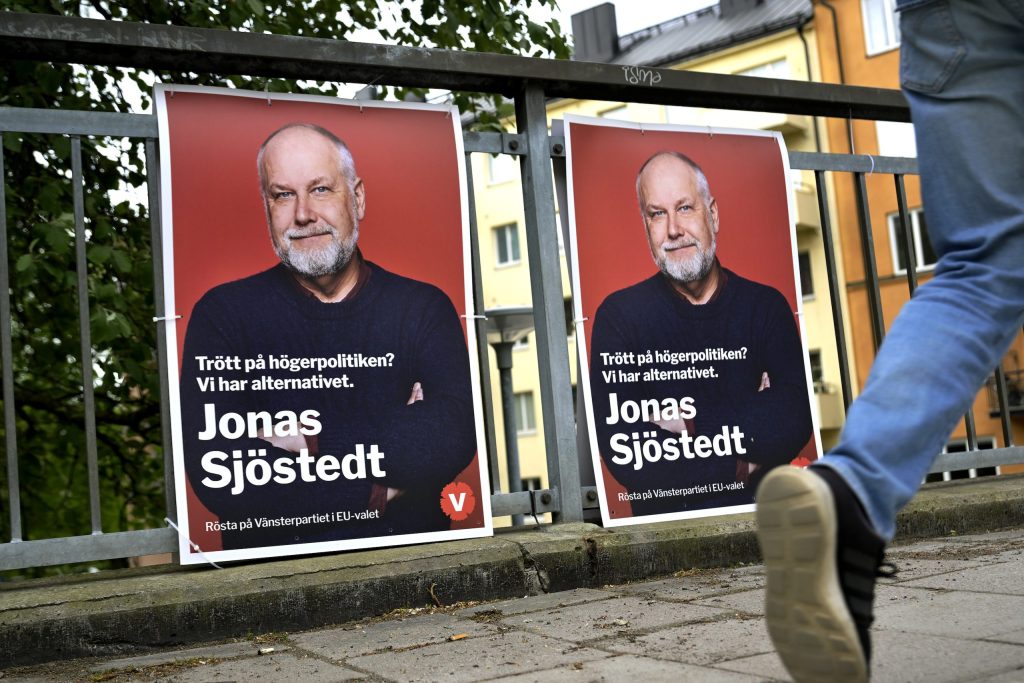 Jonas Sjöstedts valaffischer