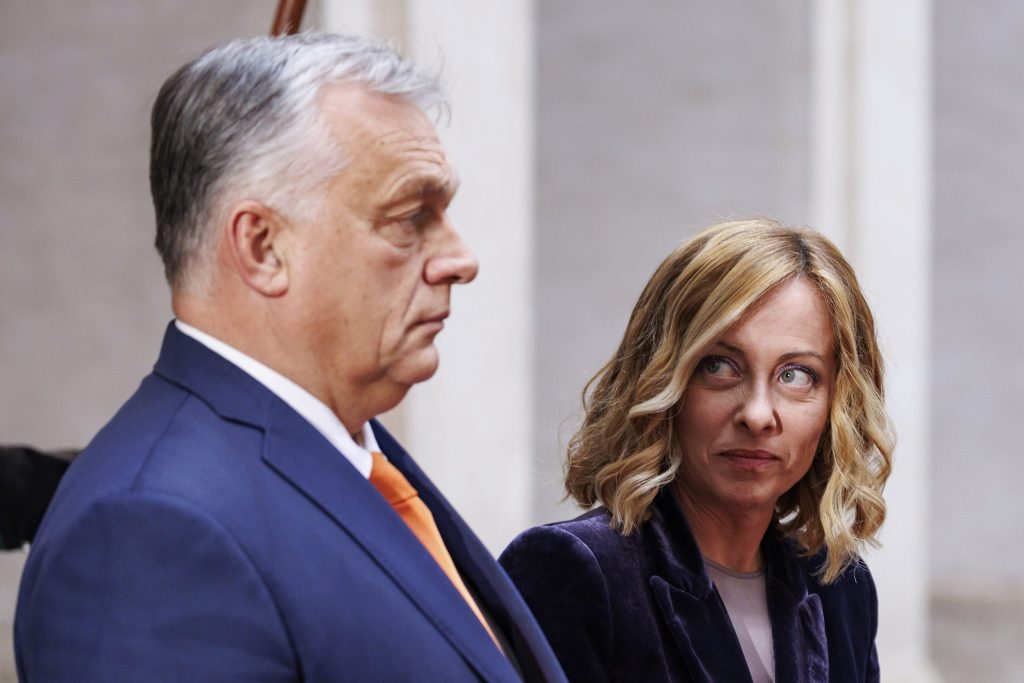 Viktor Orbán och Giorgia Meloni