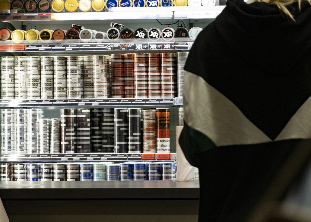 Snus till försäljning