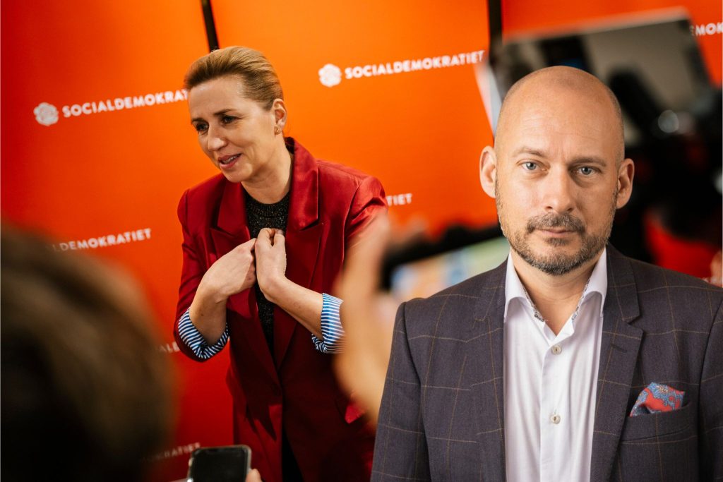 Svend Dahl och Mette Frederiksen