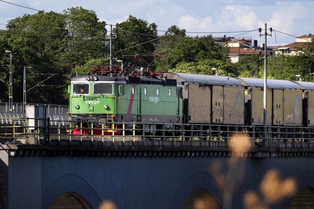 Ett Green Cargo-tåg