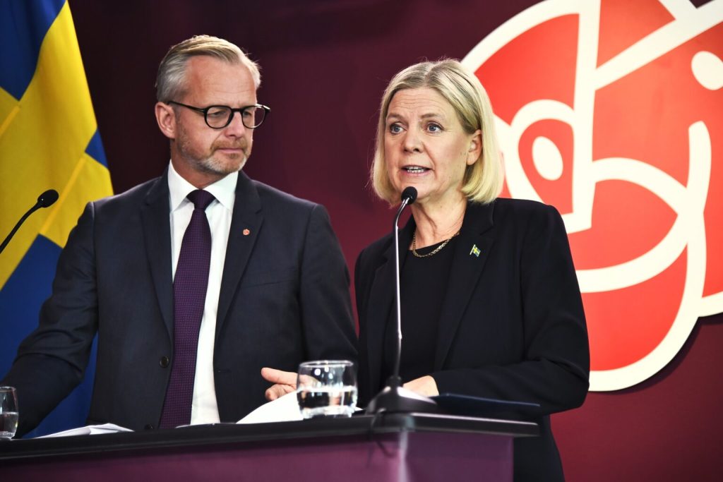 Mikael Damberg och Magdalena Andersson