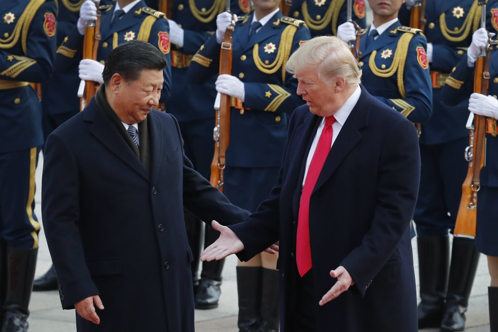Donald Trump och Xi Jinping