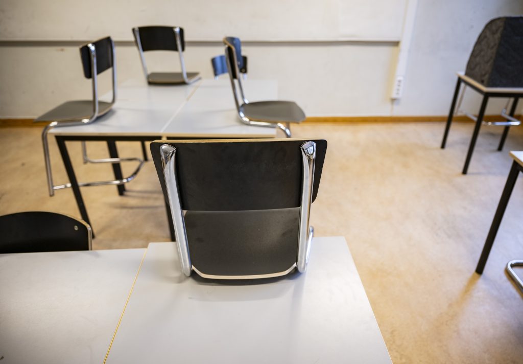 Tomt klassrum
